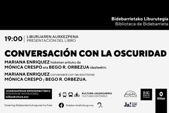 Presentaci&oacute;n de libro: "CONVERSACI&Oacute;N CON LA OSCURIDAD" (MARIANA ENRIQUEZ)
