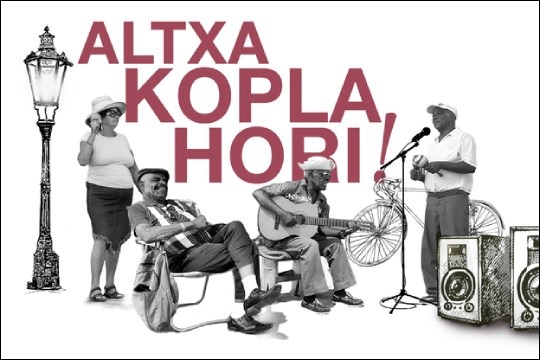 Altxa kopla Hori! 2026: Paula Amilburu, Andere Arriolabengoa, Manu Bendala, Xabi Igoa Mikel Goikuria Oiarbide, Aintzira Gorosabel