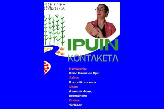 Cuentacuentos: Itziar Saenz de Ojer