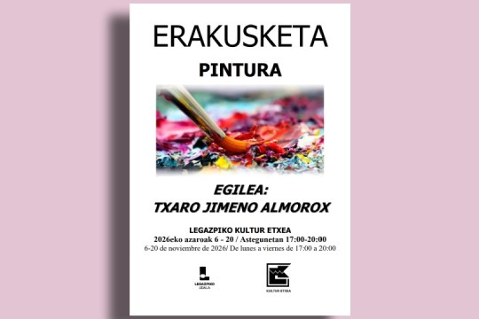 Exposici&oacute;n de pintura: Txaro Jimeno Almorox