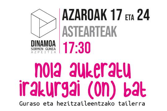 "Nola aukeratu irakurgai (on) bat?" (Dorleta Kortazar)