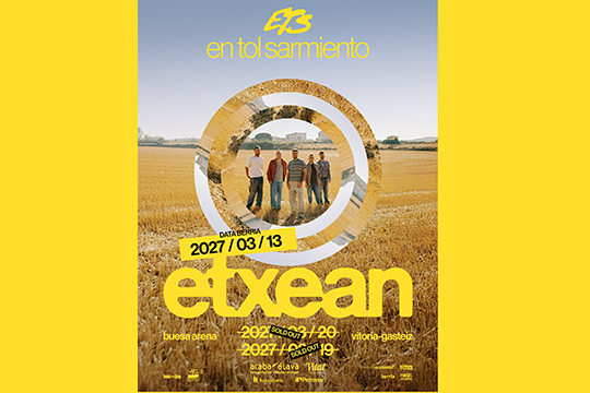 Entradas ETS (13, 19 y 20 marzo 2027, Buesa Arena, Gasteiz)