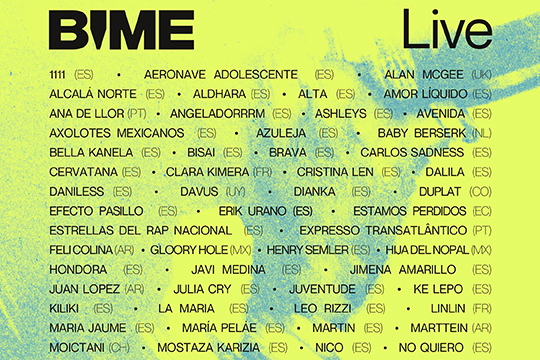BIME Bilbao 2026 cierra su programaci�n con m�s de 70 showcases, conciertos al aire libre y grandes nombres de la industria de la m�sica