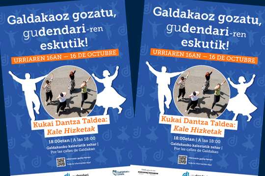 Kukai Dantza Taldea llevar� el baile a las calles y plazas de Galdakao este viernes